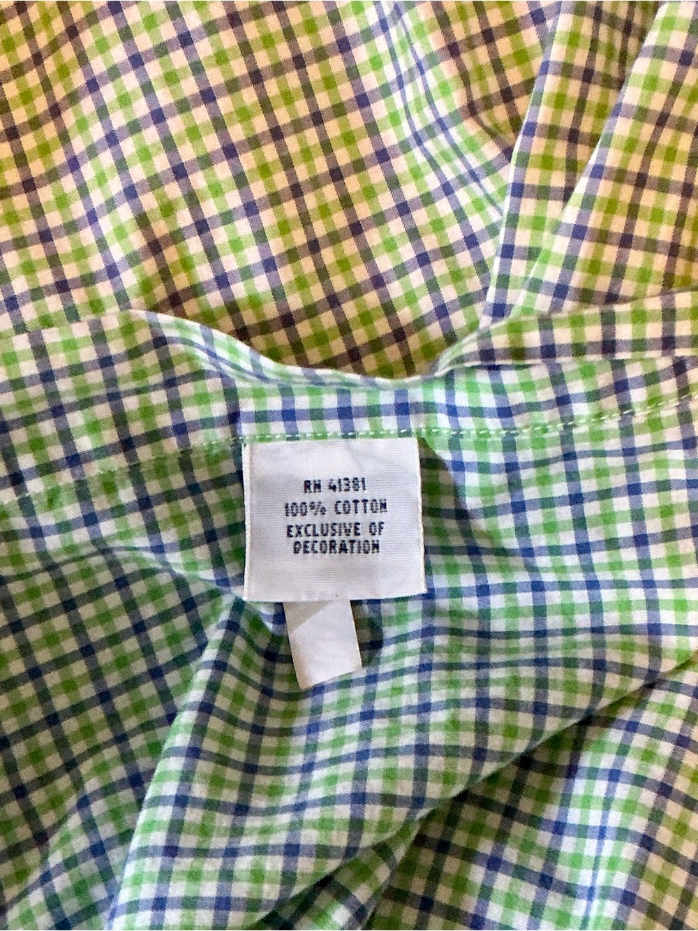 Polo by Ralph Lauren Teal and Navy Plaid Button-Down Shirt size L - Picture 5 of 6